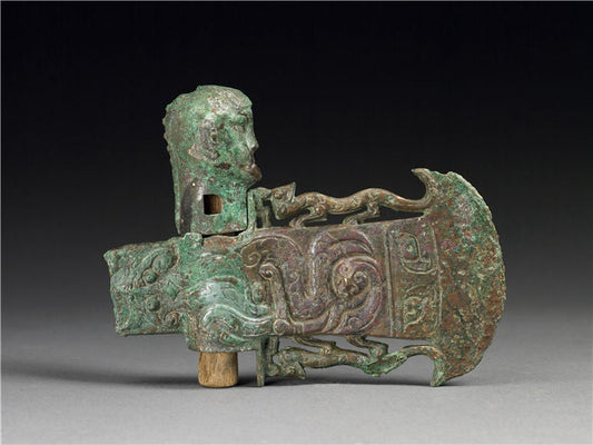 Western Zhou Dynasty Human Head Axe